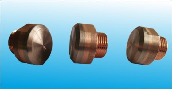 China Stud Nut Welding Electrode With Copper Tungsten Face , High Wear Resistance supplier