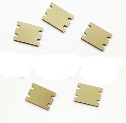 China Cu/Mo/Cu CMC111 Heat Spreader Golden Color For RF And Microwave Amplifiers supplier