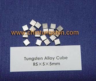 China High Density Tungsten Nickel Iron Alloy Cube Yield Strength More Than 650MPa supplier