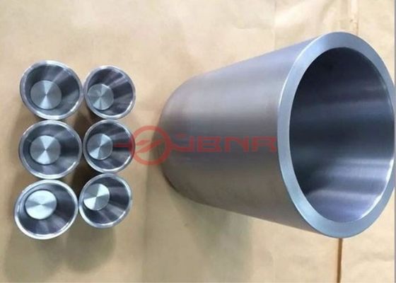 Bright Grey Niobium Crucible , Niobium Cup For Melting CNC Process Parts supplier