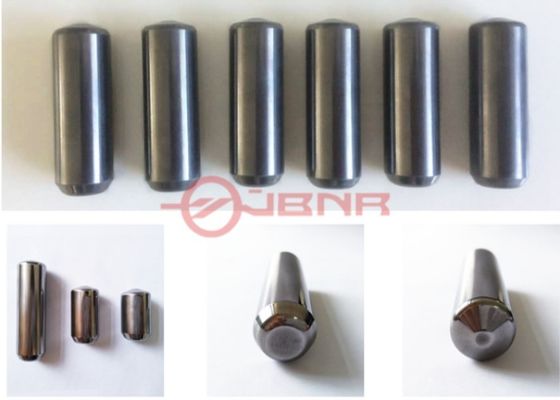 Tungsten Carbide Head Ball D16xH40 , Tungsten Carbide Studs Pin For Iron Ore / Cement Crushing supplier