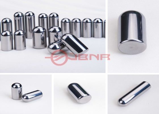 Tungsten Carbide Head Ball D16xH40 , Tungsten Carbide Studs Pin For Iron Ore / Cement Crushing supplier