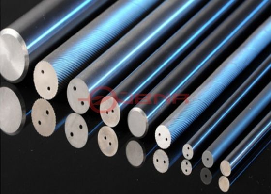 High Bending Tungsten Carbide Products Cemented Carbide Rods With Double 30 Degree Spiral Holes supplier