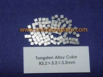 High Density Tungsten Nickel Iron Alloy Cube Yield Strength More Than 650MPa supplier