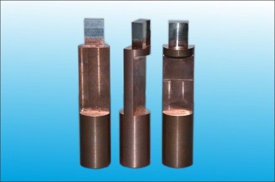 CrZrCu Shank Faced Nut Welding Electrodes , 10w3 Copper Tungsten For Automotive Industry supplier