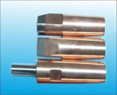 CrZrCu Shank Faced Nut Welding Electrodes , 10w3 Copper Tungsten For Automotive Industry supplier